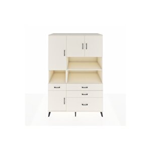 Kronos Dolap 9 Raflı 4 Çekmeceli 4 Kapaklı 132x59x195 Aytaşı-aytaşı/aytaşı