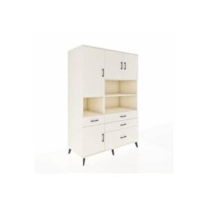 Kronos Dolap 9 Raflı 4 Çekmeceli 4 Kapaklı 132x59x195 Aytaşı-aytaşı/aytaşı