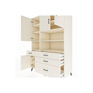 Kronos Dolap 9 Raflı 4 Çekmeceli 4 Kapaklı 132x59x195 Aytaşı-aytaşı/aytaşı