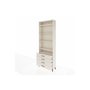 Arges Dolap 5 Raflı 4 Çekmeceli 88x30x243 Aytaşı-aytaşı