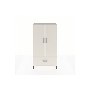 Arges Dolap 2 Raflı Tek Çekmeceli Tek Askılı 88x30x163 Aytaşı-aytaşı