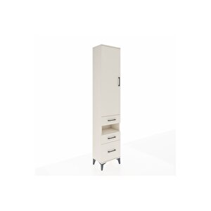 Arges Dolap 4 Raflı 3 Çekmeceli Tek Kapaklı 44x30x221 Aytaşı-aytaşı