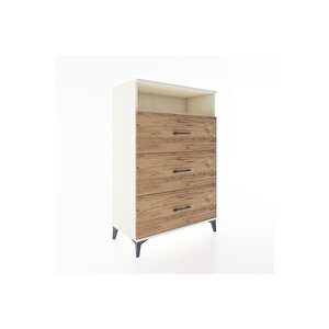 Hyperion Dolap Tek Raflı 3 Çekmeceli 88x44x134 Aytaşı-çam
