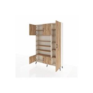 Arges Gardrop 11 Raflı 5 Kapaklı 132x30x195 Aytaşı-çam