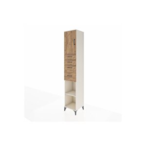 Hyperion Dolap 3 Raflı 4 Çekmeceli Tek Kapaklı 44x44x243 Aytaşı-çam