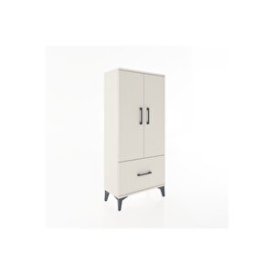 Hyperion Dolap 2 Raflı Tek Çekmeceli 2 Kapaklı 60x44x134 Aytaşı-aytaşı