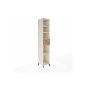 Hyperion Dolap 4 Raflı Tek Çekmeceli 44x44x243 Aytaşı-çam