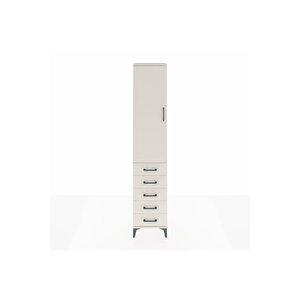 Arges Dolap 2 Raflı 5 Çekmeceli Tek Askılı 44x30x221 Aytaşı-aytaşı