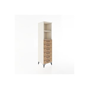 Hyperion Dolap 2 Raflı 6 Çekmeceli 44x44x182 Aytaşı-çam