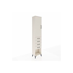 Arges Dolap 2 Raflı 4 Çekmeceli Tek Askılı 44x30x221 Aytaşı-aytaşı