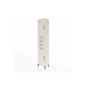 Arges Dolap 3 Raflı 4 Çekmeceli 2 Kapaklı 44x30x221 Aytaşı-aytaşı