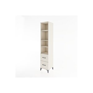 Hyperion Dolap 4 Raflı 2 Çekmeceli 44x44x221 Aytaşı-aytaşı