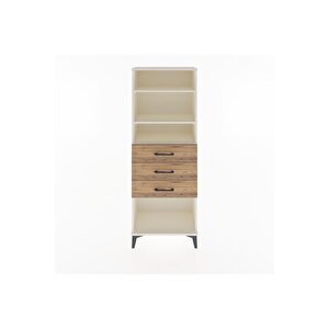 Arges Dolap 3 Raflı 3 Çekmeceli 60x30x163 Aytaşı-çam