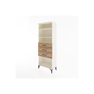 Arges Dolap 3 Raflı 3 Çekmeceli 60x30x163 Aytaşı-çam
