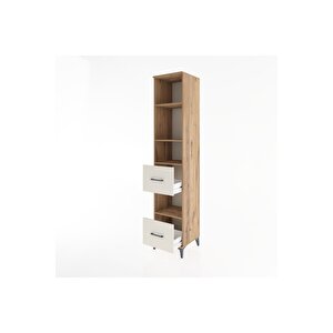Hyperion Dolap 4 Raflı 2 Çekmeceli 44x44x221 Çam-aytaşı