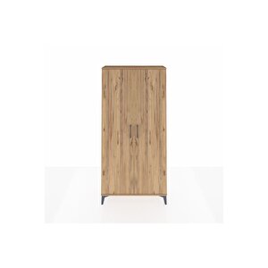 Arges Dolap 4 Raflı 2 Kapaklı 88x30x182 Çam-çam