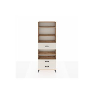 Arges Dolap 5 Raflı 3 Çekmeceli 88x30x243 Çam-aytaşı
