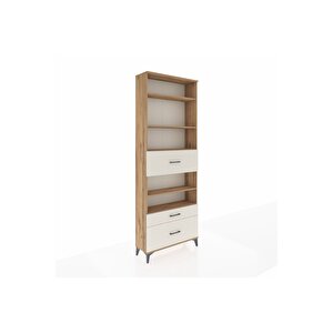 Arges Dolap 5 Raflı 3 Çekmeceli 88x30x243 Çam-aytaşı