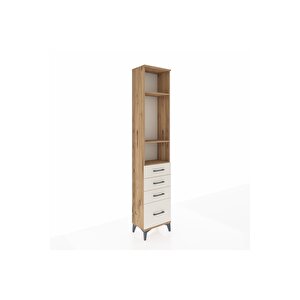 Arges Dolap 3 Raflı 4 Çekmeceli 44x30x221 Çam-aytaşı