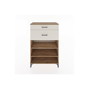 Hyperion Dolap 2 Raflı 2 Çekmeceli 88x44x134 Çam-aytaşı
