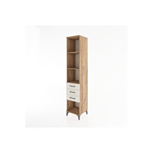 Hyperion Dolap 3 Raflı 3 Çekmeceli 44x44x221 Çam-aytaşı