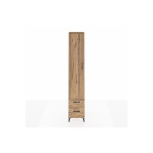 Hyperion Dolap 3 Raflı 2 Çekmeceli Tek Askılı 44x44x243 Çam-çam