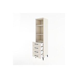 Hyperion Dolap 3 Raflı 4 Çekmeceli 44x44x182 Aytaşı-aytaşı