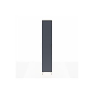 Hyperion Dolap 3 Raflı Tek Kapaklı Tek Askılı 44x44x243 Aytaşı-antrasit