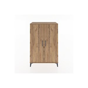 Hyperion Dolap 3 Raflı 2 Kapaklı 88x44x134 Çam-çam