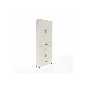 Arges Dolap 4 Raflı 3 Çekmeceli 4 Kapaklı 88x30x243 Aytaşı-aytaşı