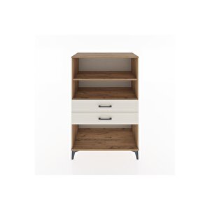 Hyperion Dolap 2 Raflı 2 Çekmeceli 88x44x134 Çam-aytaşı