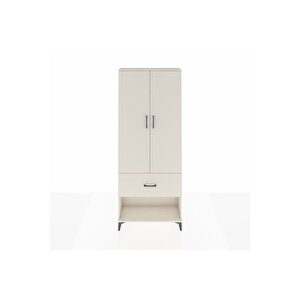 Arges Dolap 3 Raflı Tek Çekmeceli 2 Kapaklı 88x30x221 Aytaşı-aytaşı