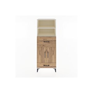 Hyperion Dolap 4 Raflı 2 Çekmeceli 2 Kapaklı 60x44x163 Aytaşı-çam