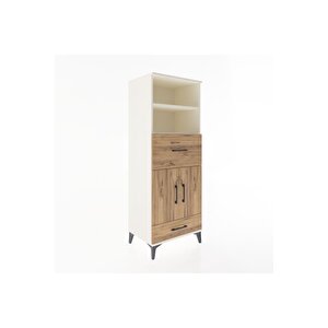 Hyperion Dolap 4 Raflı 2 Çekmeceli 2 Kapaklı 60x44x163 Aytaşı-çam
