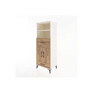 Hyperion Dolap 4 Raflı 2 Çekmeceli 2 Kapaklı 60x44x163 Aytaşı-çam