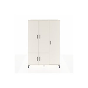 Hyperion Dolap 7 Raflı 5 Kapaklı Tek Askılı 132x44x195 Aytaşı-aytaşı/antrasit