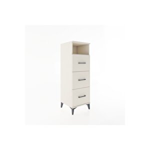 Hyperion Dolap Tek Raflı 3 Çekmeceli 44x44x134 Aytaşı-aytaşı