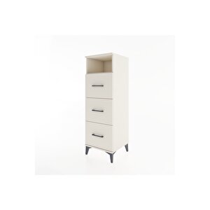 Hyperion Dolap Tek Raflı 3 Çekmeceli 44x44x134 Aytaşı-aytaşı