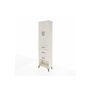 Arges Dolap 2 Raflı 3 Çekmeceli Tek Askılı 60x30x221 Aytaşı-aytaşı