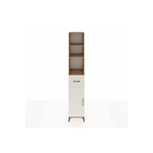 Hyperion Dolap 4 Raflı Tek Çekmeceli Tek Kapaklı 44x44x243 Çam-aytaşı
