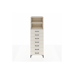 Kronos Dolap 2 Raflı 7 Çekmeceli 60x59x182 Aytaşı-aytaşı