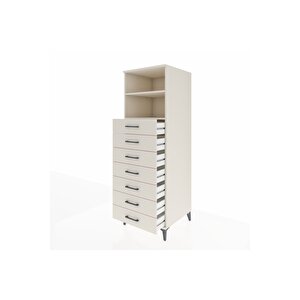 Kronos Dolap 2 Raflı 7 Çekmeceli 60x59x182 Aytaşı-aytaşı