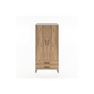 Hyperion Dolap 4 Raflı 2 Çekmeceli 2 Kapaklı 88x44x182 Aytaşı-çam