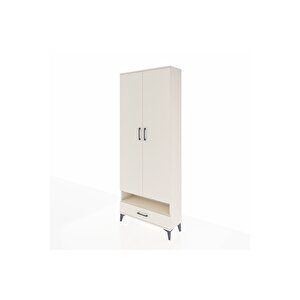 Arges Dolap 2 Raflı Tek Çekmeceli Tek Askılı 88x30x221 Aytaşı-aytaşı