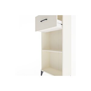 Arges Dolap Tek Raflı Tek Çekmeceli 60x30x134 Aytaşı-aytaşı