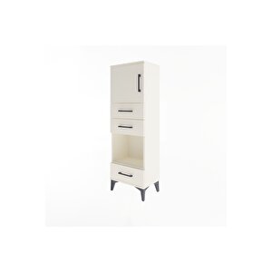 Arges Dolap 2 Raflı 3 Çekmeceli Tek Kapaklı 44x30x134 Aytaşı-aytaşı