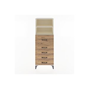 Hyperion Dolap 2 Raflı 5 Çekmeceli 60x44x163 Aytaşı-çam