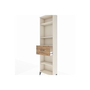 Arges Dolap 4 Raflı Tek Çekmeceli 60x30x221 Aytaşı-çam