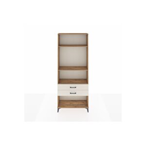 Arges Dolap 3 Raflı 2 Çekmeceli 88x30x221 Çam-aytaşı