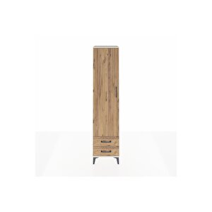 Hyperion Dolap 2 Raflı 2 Çekmeceli Tek Askılı 44x44x195 Aytaşı-çam